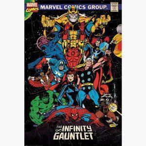 Αφίσες Marvel, Dc, Super Heroes - Marvel Retro (The Infinity Gauntlet)