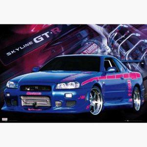 Αφίσες Μηχανές Αυτοκίνητα - NISSAN skyline gt-r