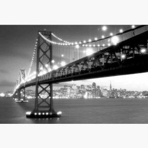 Αφίσες Τοπία, Πόλεις - San Francisco, Gate Bridge in Black and White