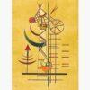 Αναπαραγωγές Ξένων Ζωγράφων σε καμβά - Wassily Kandinsky Curved Tips