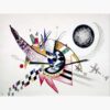 Αναπαραγωγές Ξένων Ζωγράφων σε καμβά - Wassily Kandinsky Watercolor Painting of Composition