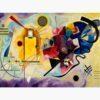 Αναπαραγωγές Ξένων Ζωγράφων σε καμβά - Wassily Kandinsky Yellow, Red & Blue