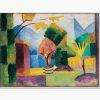 Αντίγραφα Ξένων Ζωγράφων A. Macke - Garten Am Thuner See