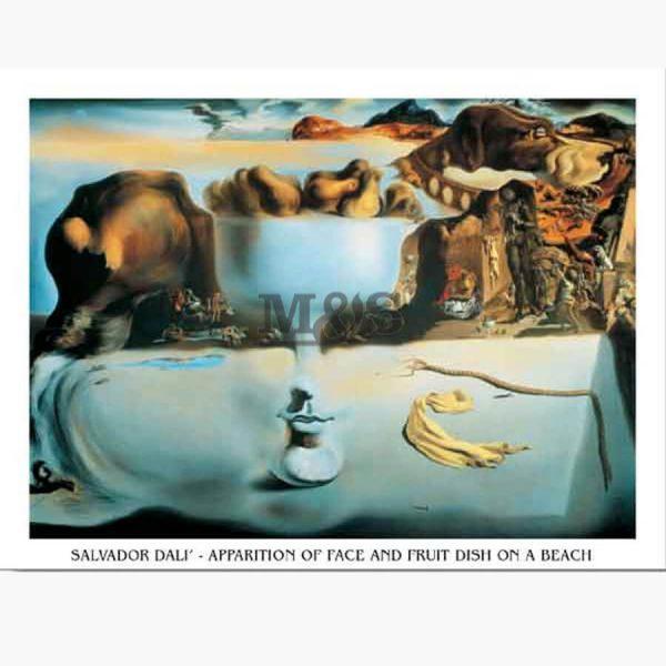 Αντίγραφα Ξένων Ζωγράφων - Salvador Dali - Apparition of face and fruit dish on a beach