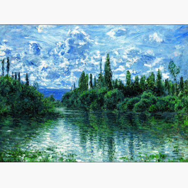 Αντίγραφα Ξένων Ζωγράφων - Claude Monet - Bras de la Seine pres Vetheuil