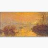 Αντίγραφα Ξένων Ζωγράφων - Claude Monet - Coucher de soleil a Lavacourt (particolare)