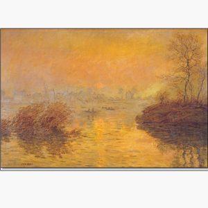 Αντίγραφα Ξένων Ζωγράφων - Claude Monet - Coucher de soleil a Lavacourt