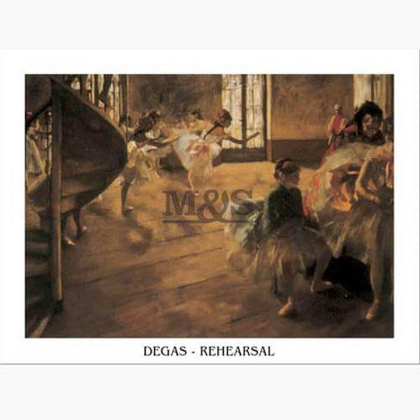 Αντίγραφα Ξένων Ζωγράφων - Edgar Degas - Rehearsal