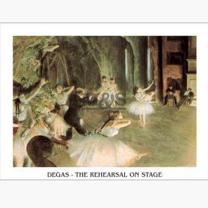 Αντίγραφα Ξένων Ζωγράφων - Edgar Degas - The rehearsal on stage