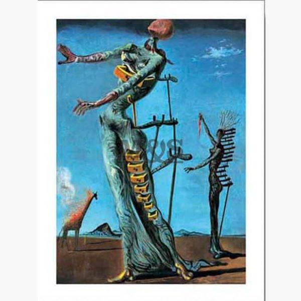 Αντίγραφα Ξένων Ζωγράφων - Salvador Dali - Girafe en feu