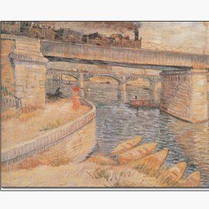 Αντίγραφα Ξένων Ζωγράφων - Vincent van Gogh - Il ponte d' Asniers