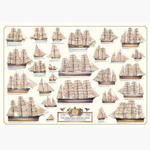 Εκπαιδευτικές Αφίσες - The Merchant Sailing Ships
